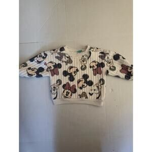 Disney Mickey & Friends quilted graphic sweatshirt